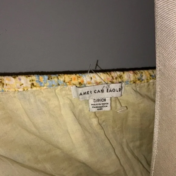 American Eagle Outfitters Floral Yellow Skirt Set - Picture 4 of 4